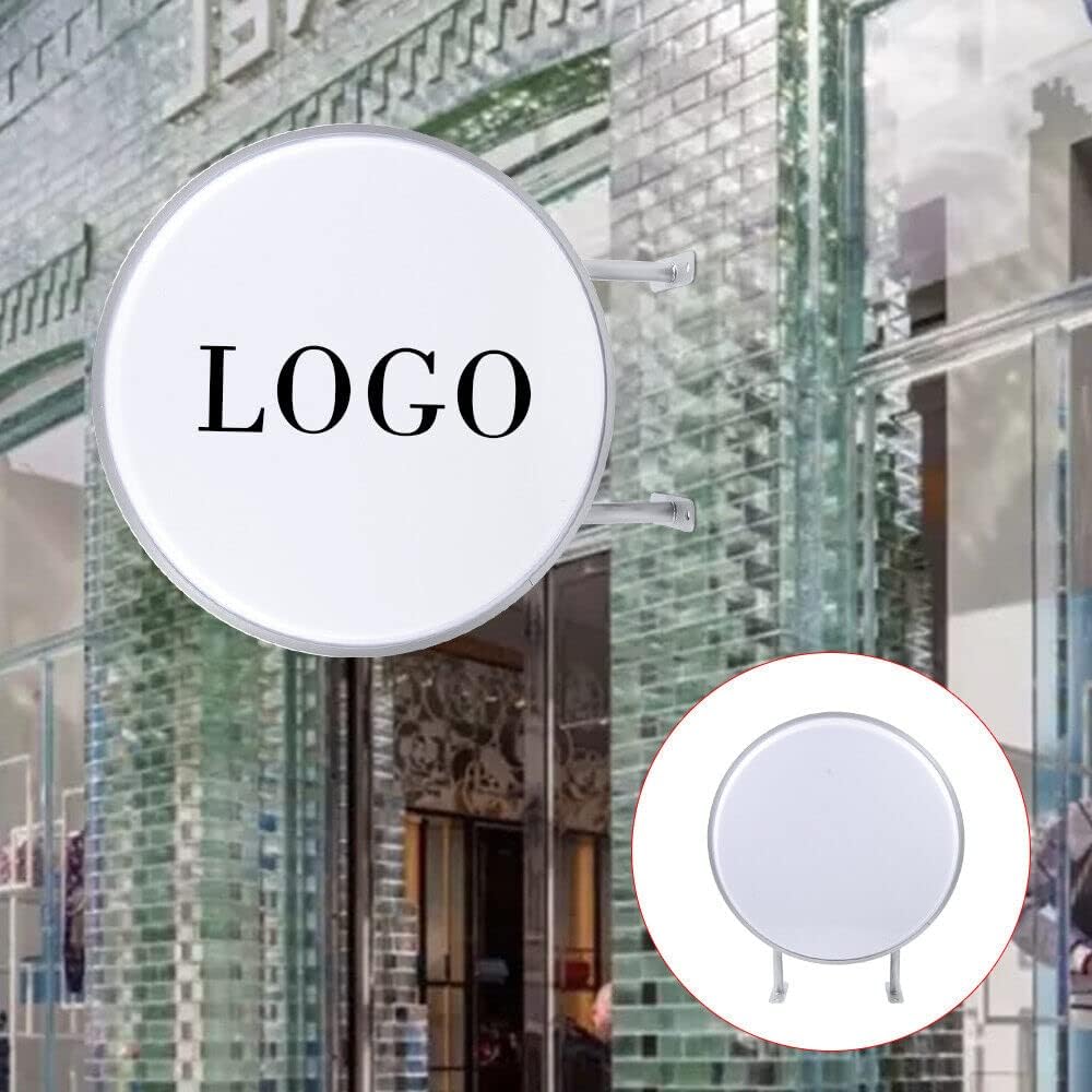 Doppelseitige LED wasserdichte Lichtbox Ladenschild Leuchtreklame Circular