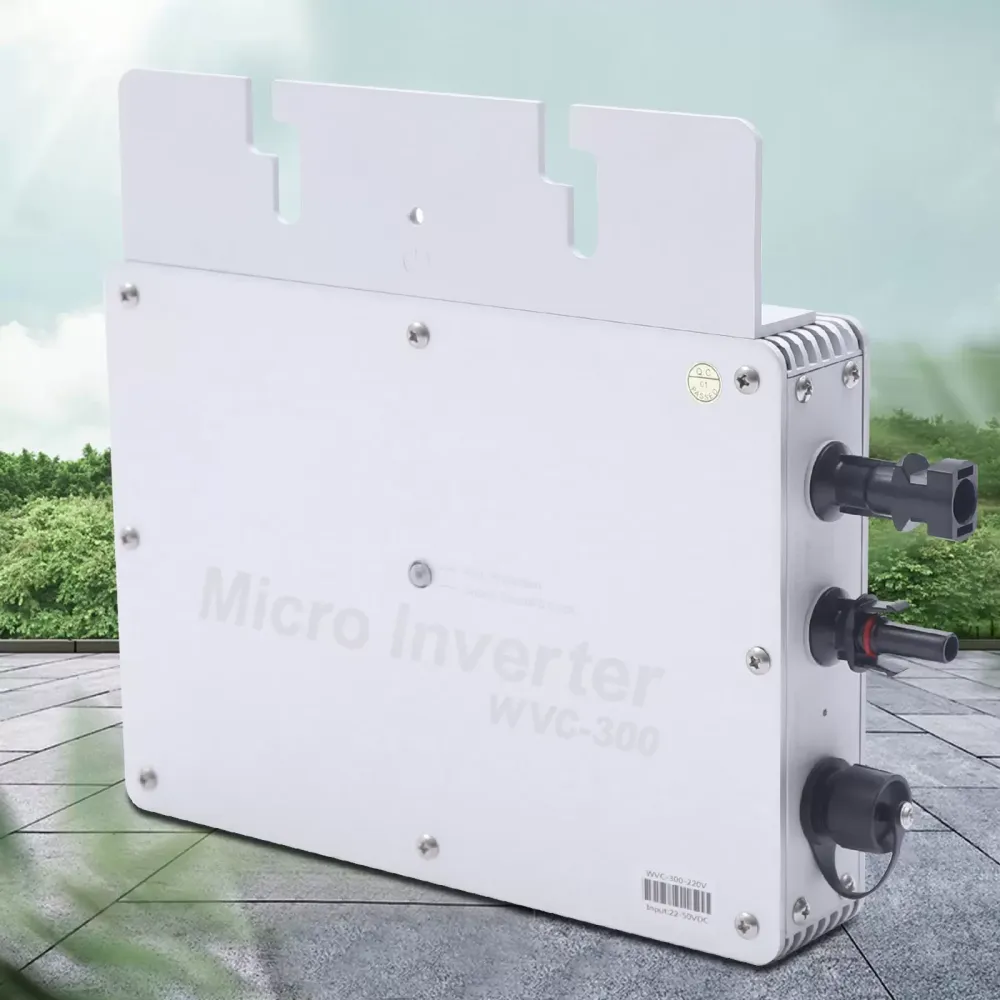 300W Mikrowechselrichter mit LCD-Display Solar Grid Tie Inverter Modul Photovoltaik MPPT Wechselrichter