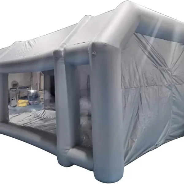 Arbeitszelt Aufblasbare Lackierkabine mit Transparentes Fenster und Luftfiltration