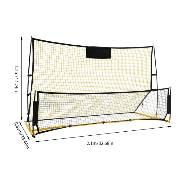 Tragbar Fußball Rebounder Net Faltbar Rückprallwand Trainingsnetz Kickback Rückprallwand Net, Rückprallwand für Fußball