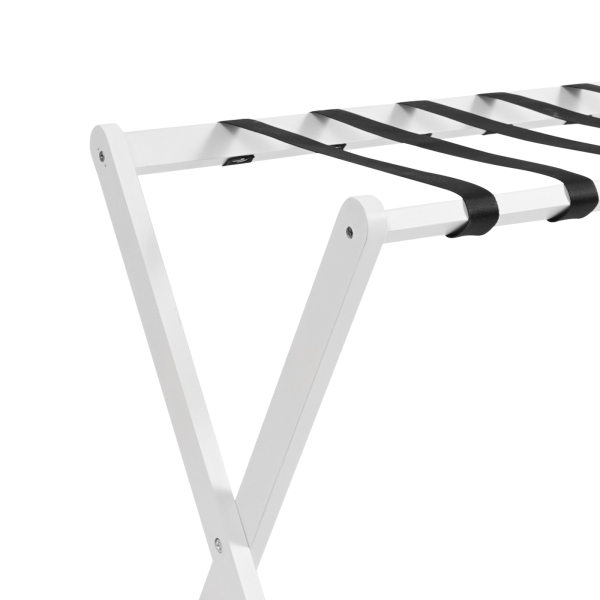 Gepäckablage, Gepäckablage, 2er-Pack Gepäckablage für Gästezimmer, faltbar, weiß Gepäckablage, Gepäckablage, 2er-Pack Gepäckablage für Gästezimmer, faltbar, weiß