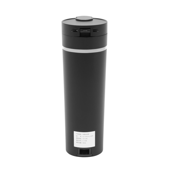 Auto-Wasserkocher, Elektrischer Wasserkocher 12V/24V 450ml, Heiztemperatur: 100℃, Schwarz Auto-Wasserkocher, Elektrischer Wasserkocher 12V/24V 450ml, Heiztemperatur: 100℃, Schwarz