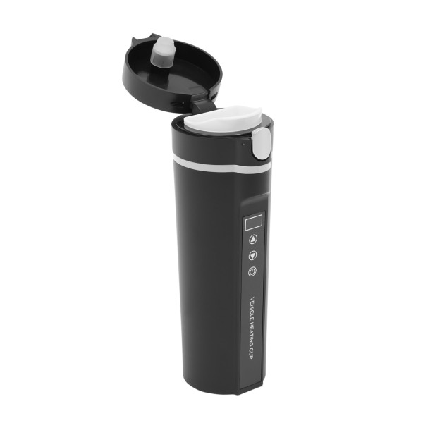 Auto-Wasserkocher, Elektrischer Wasserkocher 12V/24V 450ml, Heiztemperatur: 100℃, Schwarz Auto-Wasserkocher, Elektrischer Wasserkocher 12V/24V 450ml, Heiztemperatur: 100℃, Schwarz
