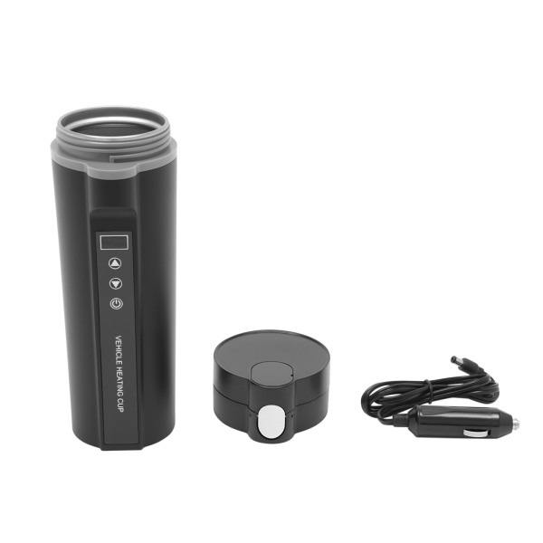 Auto-Wasserkocher, Elektrischer Wasserkocher 12V/24V 450ml, Heiztemperatur: 100℃, Schwarz Auto-Wasserkocher, Elektrischer Wasserkocher 12V/24V 450ml, Heiztemperatur: 100℃, Schwarz