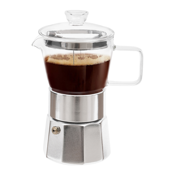 Kaffeemaschine, Küchenkaffeemaschine, Sorgfältig entworfen, Hitzebeständigkeit: 200℃, Kapazität: 120ml, 8*17.5cm