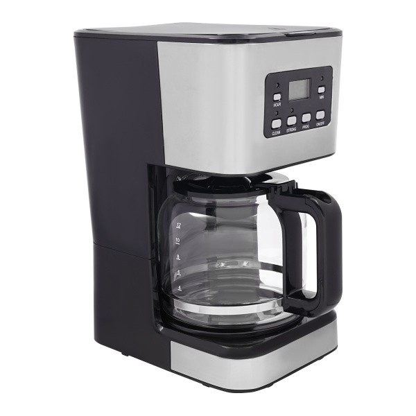 Schwarze Kaffeemaschine, Hochleistungskaffeemaschine, Kaffeemaschine