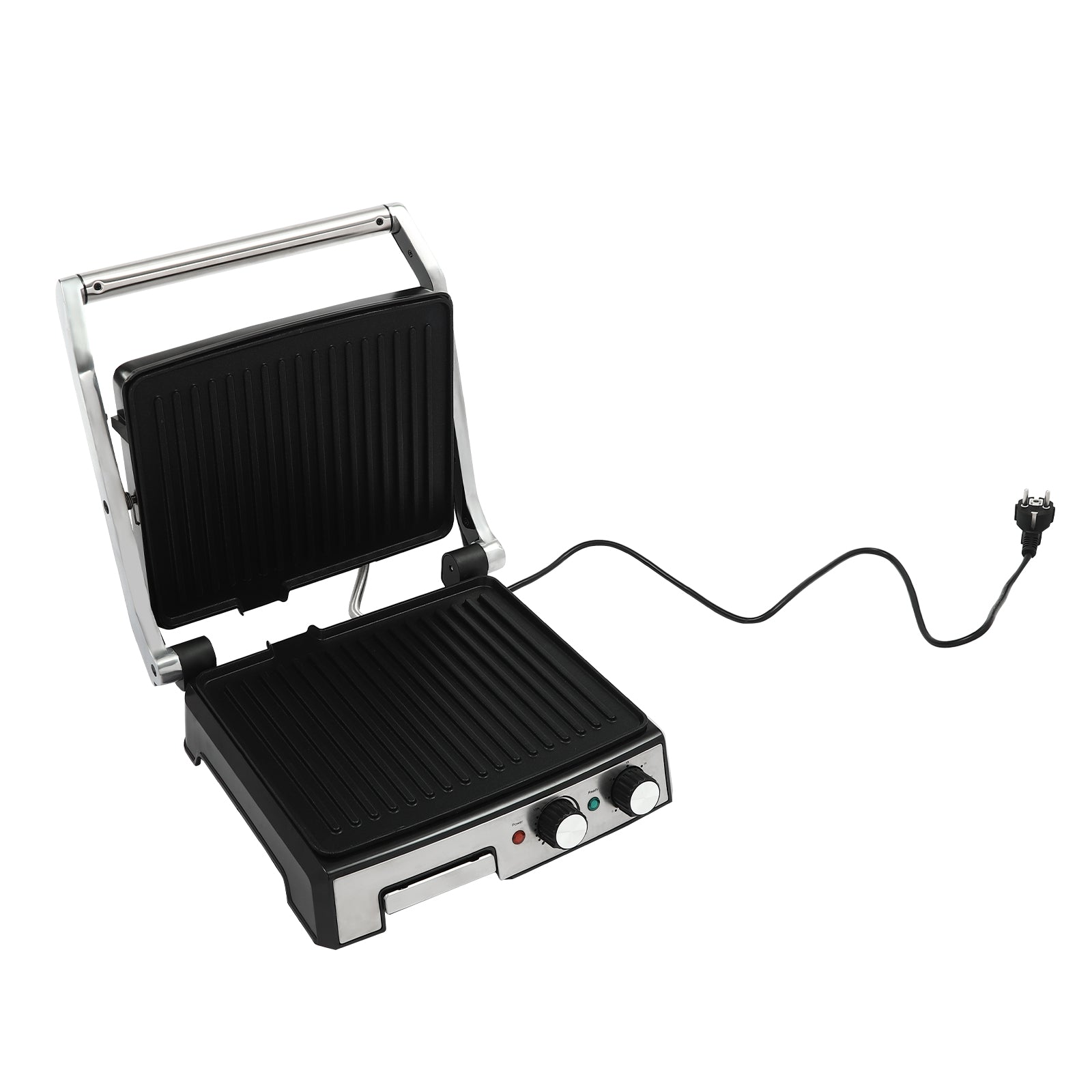 kontaktgrill für Sandwiches, Steak und als Panini Grill, Pressgrill 2800W Sandwich maker mit antihaftbeschichtung