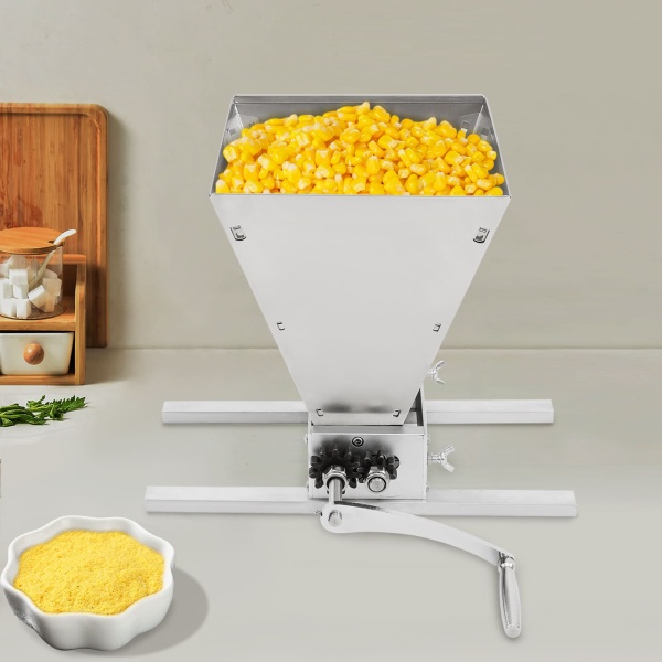 Malzmühle, manuelle Getreidequetsche, Haushaltsmühle für Mais Malzmühle, manuelle Getreidequetsche, Haushaltsmühle für Mais