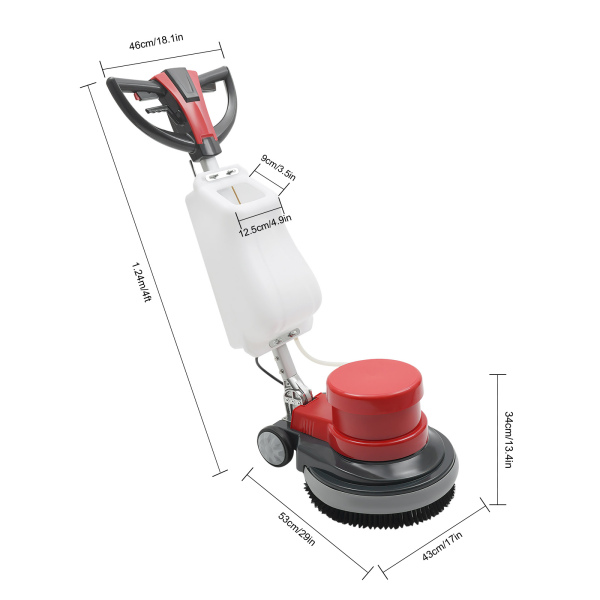 CNCEST Bodenreinigungsmaschine Multifunktions-Bürstmaschine Bodenpoliermaschine CNCEST Bodenreinigungsmaschine Multifunktions-Bürstmaschine Bodenpoliermaschine