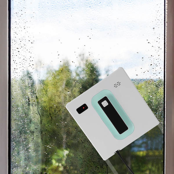 Automatischer Fenstersauger, Fensterputzroboter, Fensterreinigungsmaschine, Weiß + Grün Automatischer Fenstersauger, Fensterputzroboter, Fensterreinigungsmaschine, Weiß + Grün