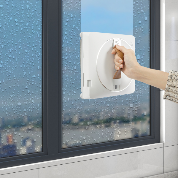 Fensterputzroboter, Smarter Glasreinigungsroboter, Ferngesteuerter Fensterputzroboter – Doppelter Wasserstrahl, Weiß Fensterputzroboter, Smarter Glasreinigungsroboter, Ferngesteuerter Fensterputzroboter – Doppelter Wasserstrahl, Weiß