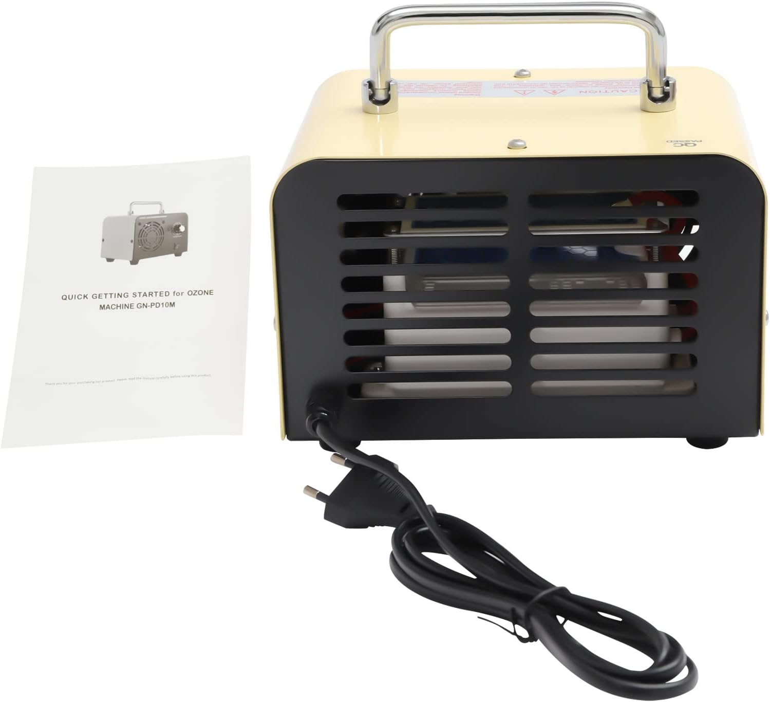 Industrieller Ozongenerator mit 60 min Timer, 10.000 mg/h, tragbarer Ozon Gerät Luftreiniger