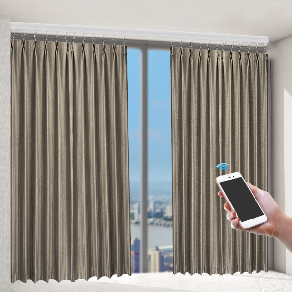 Motorisierte Vorhangschiene mit Fernbedienung, mit Alexa, Google Home, Smartphone App, Smart Home, elektrische Vorhänge, elektrische Vorhangschiene, DIY.
