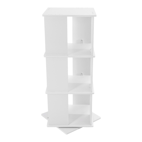 Drehbares Bücherregal, 360° drehbares Bücherregal, Display Bücherregal Weiß Drehbares Bücherregal, 360° drehbares Bücherregal, Display Bücherregal Weiß
