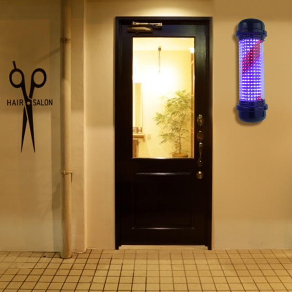 LED-Friseursalonlampe, 28,74 Zoll hohe, drehbare Friseursalon-Mastleuchte