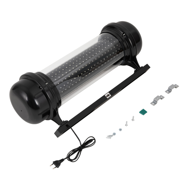 LED-Friseursalonlampe, 28,74 Zoll hohe, drehbare Friseursalon-Mastleuchte