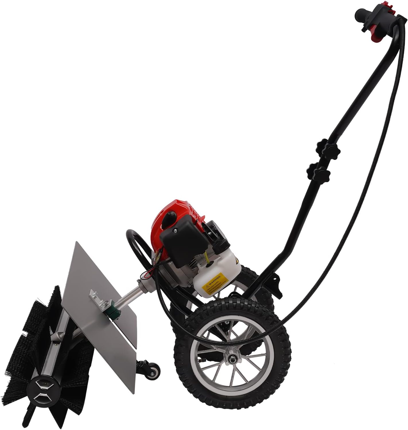 Handgeführte Kehrmaschinen 43CC 2-Takt-Motor 1,7 PS Kunstrasenbürste Power-Besen Kunstrasenbürste Power-Besen Kunstrasenkehrmaschine