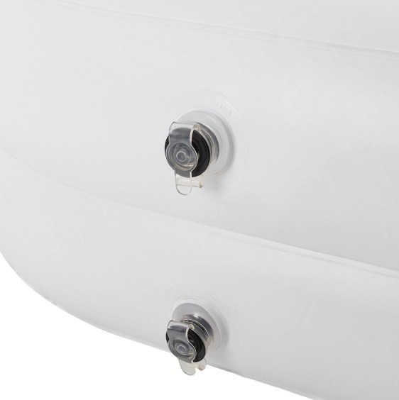 Tragbare aufblasbare Badewanne für Erwachsene, PVC-Badewanne, für Erwachsene, weiß
