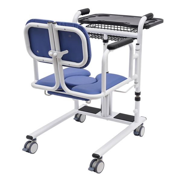 CNCEST Hydraulischer Patientenlift für Zuhause Tragbarer Transportrollstuhl Transferhilfe für ältere Menschen