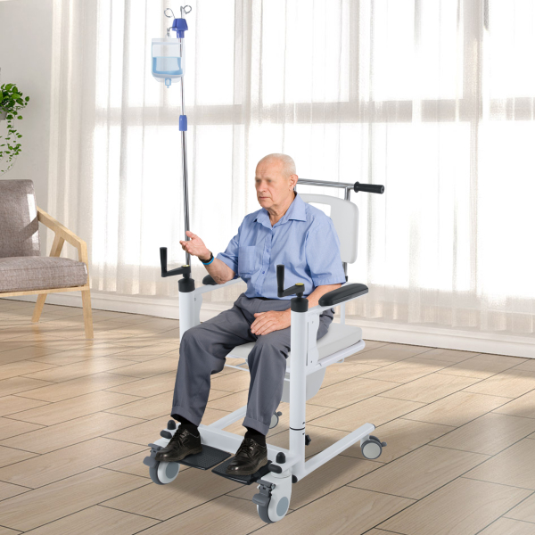 Rollstuhl mit Lift zum Patiententransfer, Patiententransferstuhl für zu Hause (manuelles Modell)
