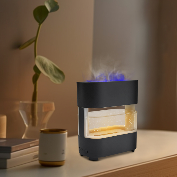 CNCEST Duftexpander, Ultraschall-Luftbefeuchter, Mini-Luftbefeuchter mit LED, Luftbefeuchter