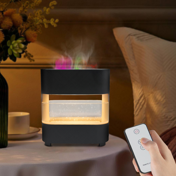 CNCEST Duftexpander, Ultraschall-Luftbefeuchter, Mini-Luftbefeuchter mit LED, Luftbefeuchter