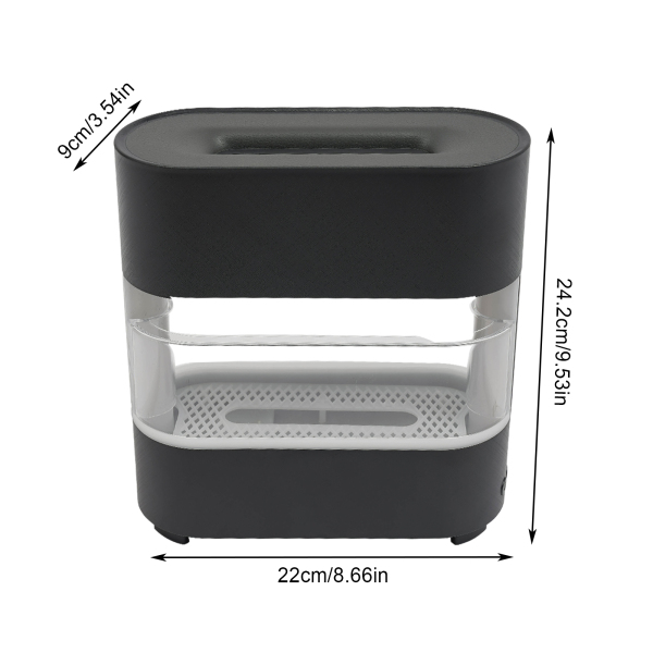 CNCEST Duftexpander, Ultraschall-Luftbefeuchter, Mini-Luftbefeuchter mit LED, Luftbefeuchter