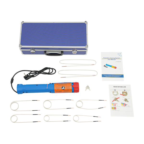 Induktionsheizgerät, Induktionsheizgerät zum Entfernen von Bolzen, 1,1 kW Hand-Induktionswerkzeug – Blau