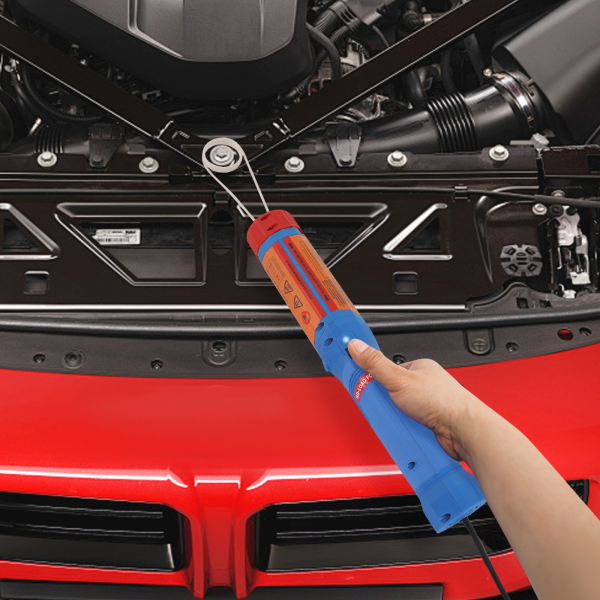 Rotierender magnetischer Induktionsheizer + 10 Spulen für Autos, kleine mechanische Teile – Blau
