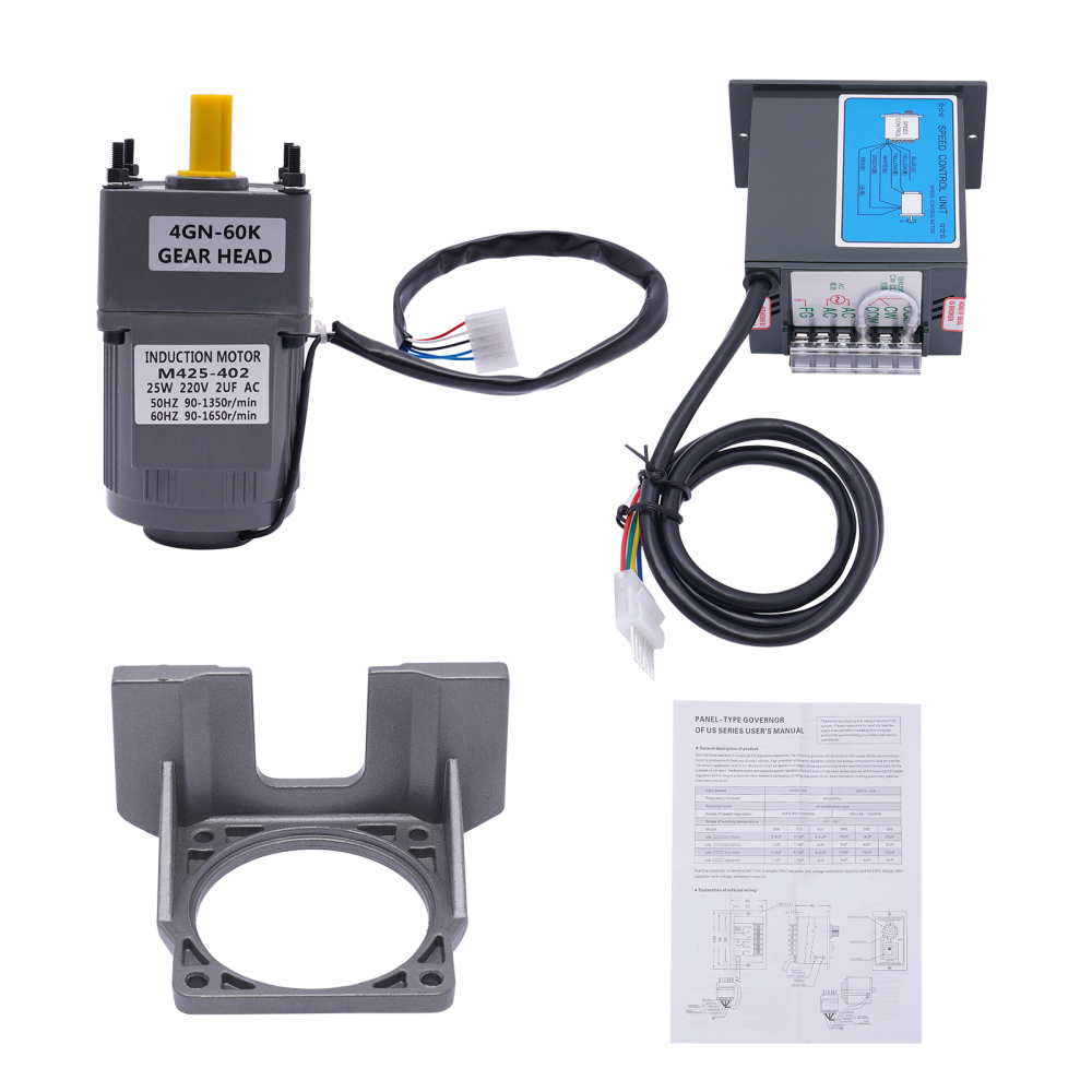 AC 220V Getriebemotor 25W Motor mit Getriebe 1350/1650 RPM 60K Getriebedrehzahlmotor AC 220V Getriebemotor 25W Motor mit Getriebe 1350/1650 RPM 60K Getriebedrehzahlmotor