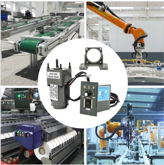 Getriebemotor mit Drehzahlregler + Halterung Getriebemotor mit Drehzahlregler + Halterung