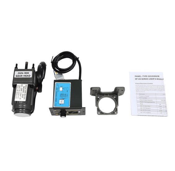 Getriebemotor mit Drehzahlregler + Halterung Getriebemotor mit Drehzahlregler + Halterung