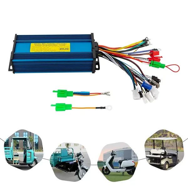 800-1500W Bürstenloser Motor 60V Elektromotor E-Bike DC Controller