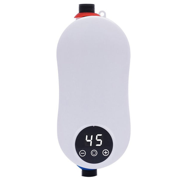 5500W Mini-elektrischer Instant-Warmwasserbereite LED-Anzeige 220 V IPX4 wasserdicht, schnelle Heizung, konstante Temperatur, Instant-Warmwasserbereiter für Küche