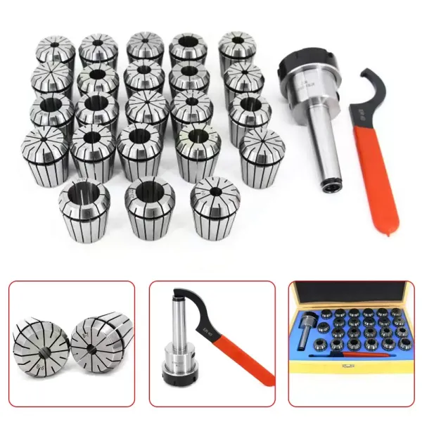 Spannzangenfutter Spannzangen MK3 + ER40 Satz 23Stck Spannzangenfutter Spannzangen MK3 + ER40 Satz 23Stck