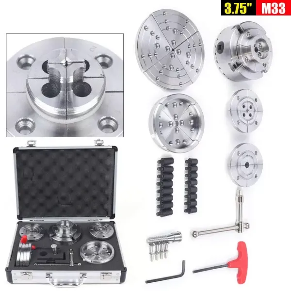 4 Backenfutter 90mm Vierbackenfutter M33 Selbstzentrierendes Drehbank Drehfutter 4 Backenfutter 90mm Vierbackenfutter M33 Selbstzentrierendes Drehbank Drehfutter