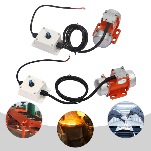 Elektrischer Vibrationsmotor 30 W, 4000 U/min, IP65, DC 12V – Regelbarer Betonrüttler Mit Alu-Gehäuse