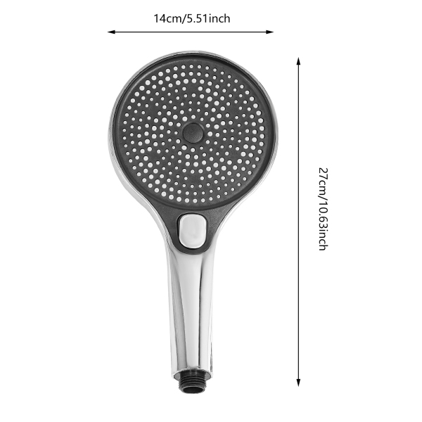 Mischventil-Duschbadewannenset, Badewannenhahn mit Handbrause, wandmontierter Badewannenhahn mit Duschkopf – Silber Mischventil-Duschbadewannenset, Badewannenhahn mit Handbrause, wandmontierter Badewannenhahn mit Duschkopf – Silber