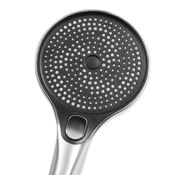 Mischventil-Duschbadewannenset, Badewannenhahn mit Handbrause, wandmontierter Badewannenhahn mit Duschkopf – Silber