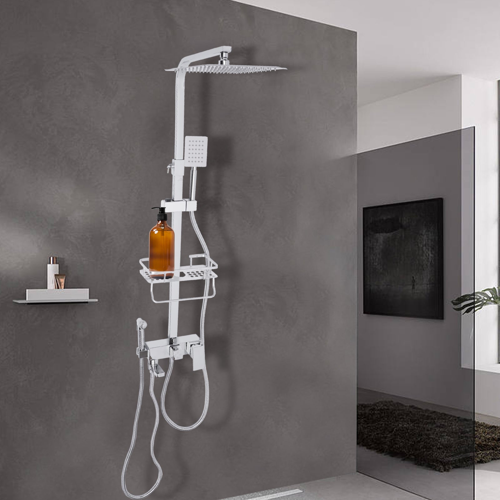 Duschsystem Regendusche Duschset Brausegarnitur mit Handbrause