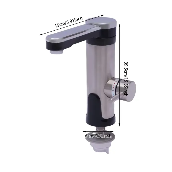 3300W Elektrischer Wasserhahn Elektrischer Warmwasserhahn Tankloser Warmwasserbereiter Edelstahl Küchenarmatur 3300W Elektrischer Wasserhahn Elektrischer Warmwasserhahn Tankloser Warmwasserbereiter Edelstahl Küchenarmatur