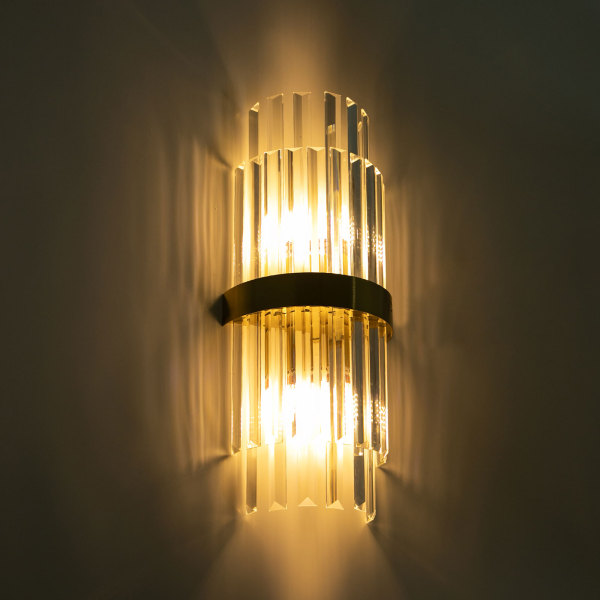 CNCEST Goldene Wandlampe, Goldene Wandleuchte, Luxuriöse Wandlampe für Innenräume