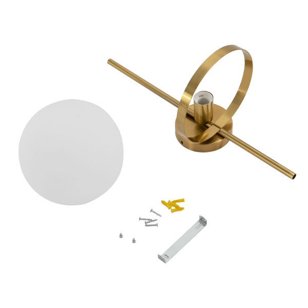 Wandleuchte mit E27-Fassung, für Eingangstüren, Schlafzimmer, Wohnzimmer, Esszimmer usw. Golden