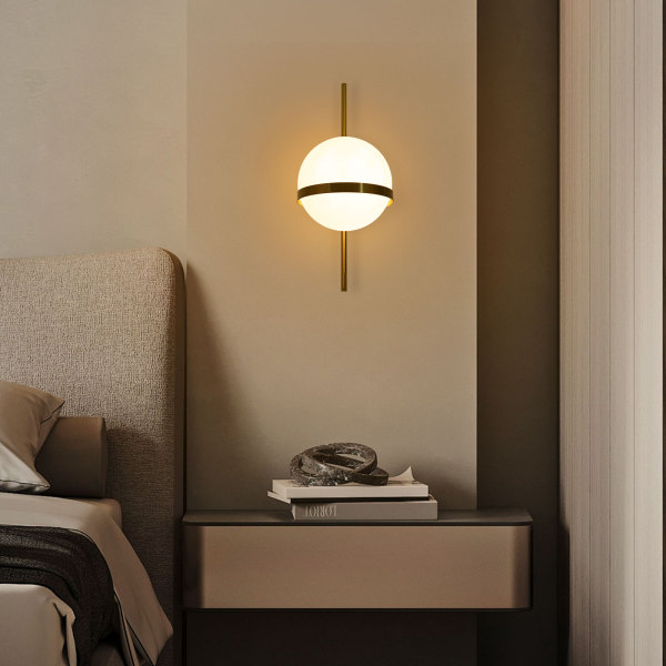 Wandleuchte mit E27-Fassung, für Eingangstüren, Schlafzimmer, Wohnzimmer, Esszimmer usw. Golden