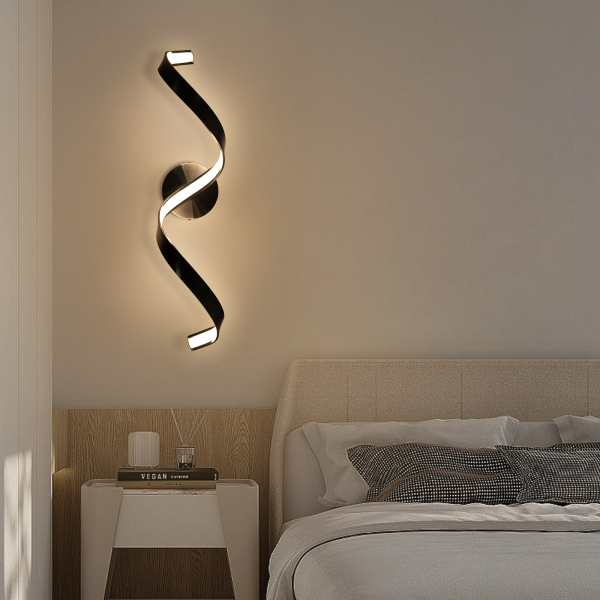 LED Wandlampe Spirale Wandlampe Wandlampe für Flur Schlafzimmer Platziert an der Wand im Schlafzimmer Wohnzimmer Badezimmer Küche Treppe