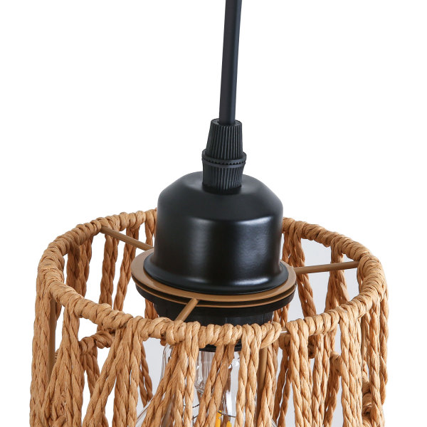Esszimmer-Kronleuchter, Deckenleuchten, Geflochtene Pendelleuchten, Verstellbare Höhe: 0-134.62cm, 220V, 60W