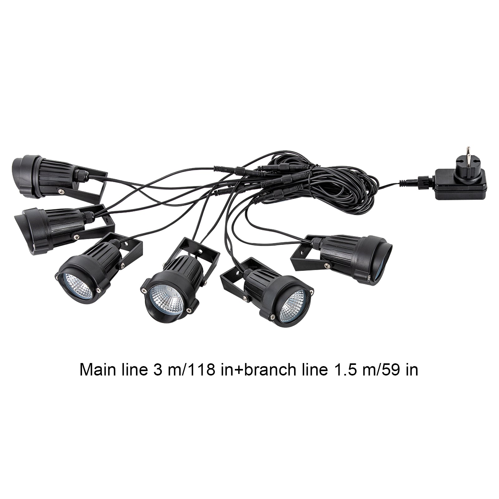 6-teilige LED RGB Garten Feenlicht Garten Beleuchtung Licht Außen Fernbedienung