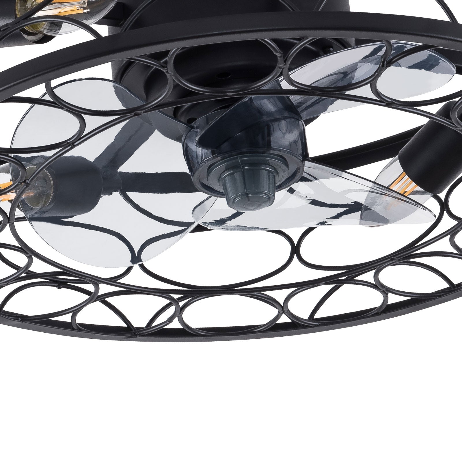 Deckenventilator mit Beleuchtung, Lampe mit Ventilator und Fernbedienung Timer