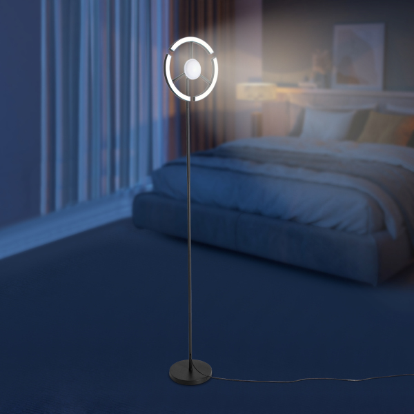 CNCEST LED Stehleuchte, Farbwechselnde Eckleuchte, Stehleuchte mit Fernbedienung