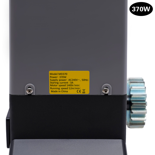 370W elektrische schiebe tor opener 800kg automatisierung garage tür schiebe tor opener harte tor